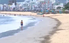 Bãi biển Quy Nhơn xuất hiện bùn đen