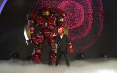 Iron Man khổng lồ xuất hiện trên sân khấu "Ảo thuật siêu phàm"