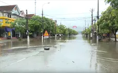 Mưa lớn gây ngập lụt cục bộ tại TP Hà Tĩnh