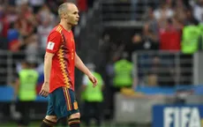 Andres Iniesta chia tay ĐT Tây Ban Nha
