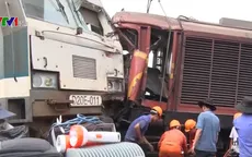 Hai tàu tông nhau tại ga Núi Thành, thiệt hại hơn 3 tỷ đồng