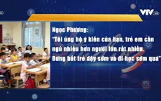 Trẻ em Việt thiệt thòi khi phải đến trường sớm