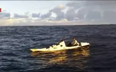 Người đầu tiên một mình chèo thuyền kayak vượt biển Tasman