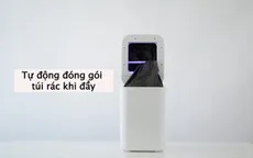 Xiaomi ra mắt thùng rác thông minh đóng gói túi rác khi đầy