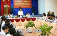 Tổ công tác của Thủ tướng Chính phủ làm việc tại Cà Mau, Cần Thơ