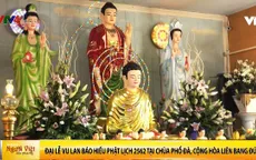 Đại lễ Vu Lan báo hiếu Phật lịch 2562 tại chùa Phổ Đà, CHLB Đức