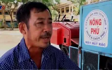 Độc đáo máy hút rác làm đẹp sân trường của “kỹ sư làng”