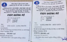Xuất hiện vé giả tuyến TP.HCM - Long Thành - Dầu Giây