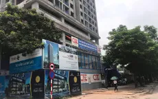Dừng thi công công trình bị đứt cáp cẩu ở Hà Nội