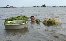 Cực nhọc mưu sinh trên đồng mùa nước nổi