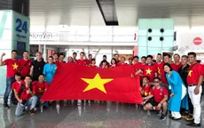 CĐV hồ hởi sang Indonesia xem Olympic Việt Nam đá tứ kết ASIAD 2018