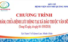 Khám, chữa bệnh lưu động cho nhân dân ở huyện đảo Vân Đồn