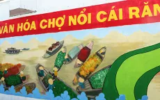 Ấn tượng bức bích họa trên cầu Cái Răng