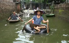 Huyện ngoại thành Hà Nội ngập lụt không do thủy điện xả lũ