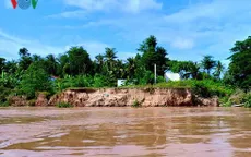 Xuất hiện thêm nhiều điểm sạt lở tại Đồng Tháp