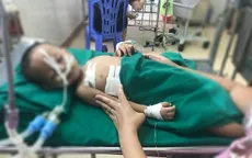 Bé trai 19 tháng tuổi bị đạn bi súng hơi bắn vào ngực phải