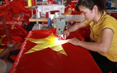 Xưởng may cờ Tổ quốc tất bật trước ngày Quốc khánh