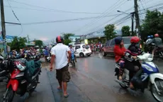 Bình Dương: Mưa lớn cuốn 2 thanh niên xuống cống, 1 người tử vong