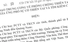 Công điện ứng phó bão số 5 (bão Mangkhut)