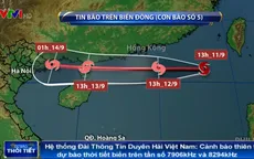 Bão số 5 di chuyển theo hướng Tây và có khả năng mạnh thêm