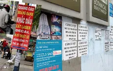 Nhức nhối nạn "rác quảng cáo" tràn lan tại TP.HCM