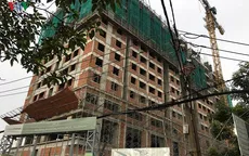 Sập giàn giáo tại TP.HCM, 2 người thiệt mạng