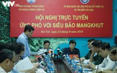 Hội nghị trực tuyến ứng phó với siêu bão Mangkhut