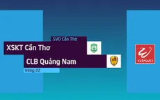 VIDEO Tổng hợp trận XSKT Cần Thơ 1-2 CLB Quảng Nam (Vòng 22 Nuti Café V.League 2018)