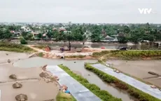Hà Tĩnh: Đê kè biển sạt lở trước mùa mưa bão