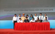 Hải Phòng: Phát động HSSV nghiêm chỉnh chấp hành pháp luật về  ATGT năm học 2018-2019