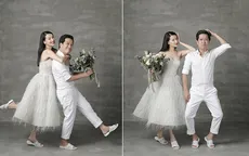 Nhã Phương - Trường Giang đi dép tổ ong chụp ảnh cưới