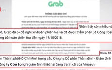 Vụ Vinasun kiện Grabtaxi đòi bồi thường 41 tỷ đồng: Tiếp tục hoãn xét xử