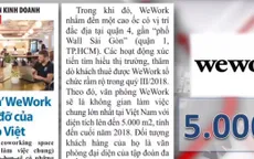 "Cú đấm" WeWork và đòn đỡ của start-up Việt