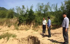 Báo động tình trạng khai thác cát núi "chui" ở An Giang