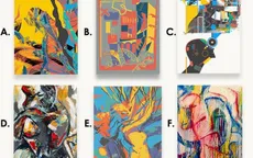 Bức tranh nào dưới đây không phải do con người vẽ?