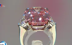 Đấu giá viên kim cương hồng 19 carat, dự kiến thu về 50 triệu USD