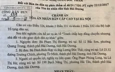 Hải Dương: Kháng nghị hủy toàn bộ bản án phúc thẩm liên quan đến vụ án có dấu hiệu vay nợ tín dụng đen