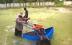 Người đàn ông Thái Lan giữ đất ở gần Thủ đô đề làm nông
