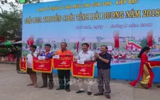 Hơn 100 vận động viên dự Giải đua thuyền chải tỉnh Hải Dương năm 2018