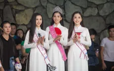 Top 3 Hoa hậu Việt Nam 2018 đọ sắc với áo dài họa tiết Nhật Bản