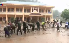 Các trường học vùng lũ Sơn La khó khăn sau lũ