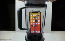 Chuyện gì xảy ra khi cho iPhone X vào máy xay sinh tố?