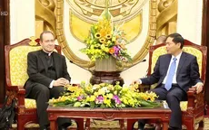 Bộ Ngoại giao làm việc với Đoàn Tòa thánh Vatican