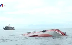 Tàu hàng đâm chìm tàu cá, 15 ngư dân được cứu sống