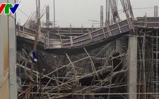 Đình chỉ thi công công trình sập giàn giáo khiến 6 người thương vong