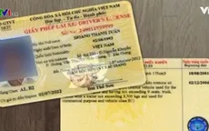 Từ hôm nay, cấp đổi giấy phép lái xe qua mạng