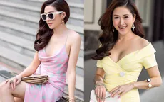 Diễn viên, MC Thùy Trang trễ nải khoe vai trần, vòng 1 bốc lửa
