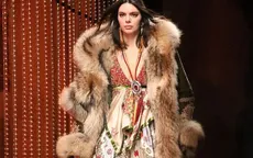 Kendall Jenner bị chỉ trích vì mặc áo lông thú