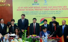 Đạm Cà Mau hợp tác dài hạn với Tập đoàn Solvay của Bỉ