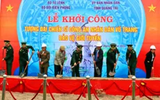 Xây dựng tượng đài chiến sĩ Công an nhân dân vũ trang bảo vệ giới tuyến